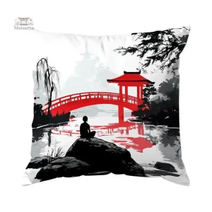 Housse de Coussin Pont Japonais élégante et confortable