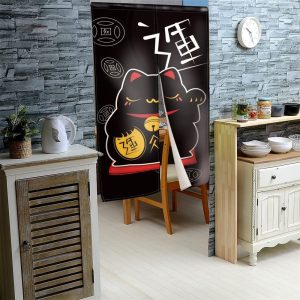 Rideaux japonais élégants pour décoration intérieure