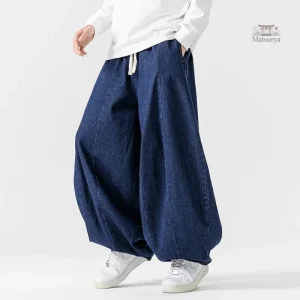 Jean ample homme style japonais