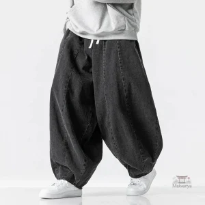 Pantalon ample pour homme inspiré du style japonais
