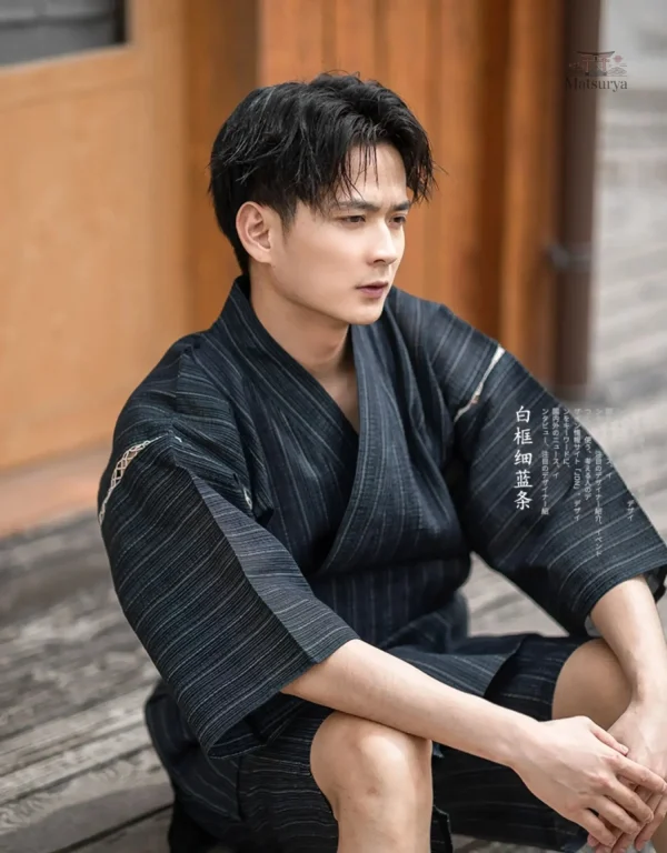 Jinbei en coton léger, idéal pour les chaudes journées