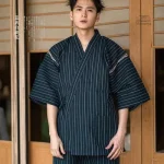Style décontracté avec ce jinbei en coton pour homme