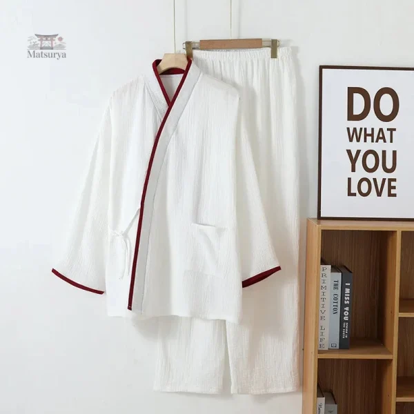 Vêtement traditionnel japonais homme en coton