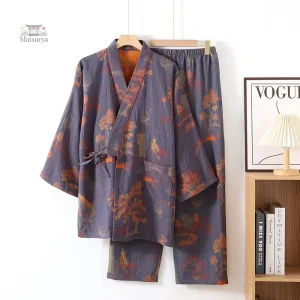 Jinbei Homme, tenue estivale légère avec motifs élégants