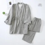 Pantalon Jinbei homme à pois, confort et élégance