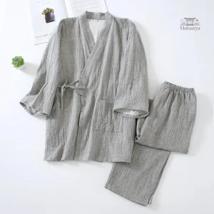 Pantalon Jinbei homme à pois, confort et élégance