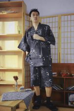Jinbei ample pour homme, parfait pour les soirées d'été