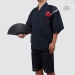 Jinbei homme avec motifs aquatiques carpe koi