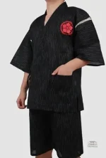 Vêtement japonais Jinbei avec motif carpe koi