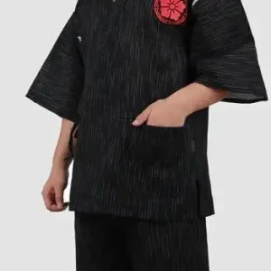 Vêtement japonais Jinbei avec motif carpe koi
