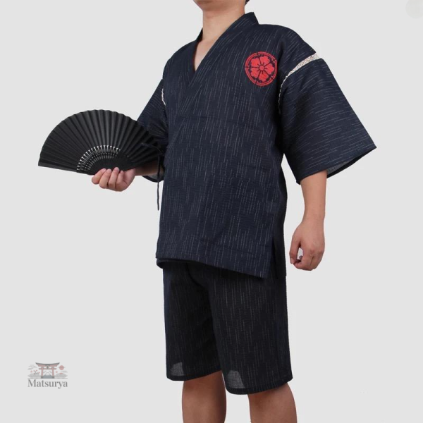 Jinbei Homme Carpe Koi traditionnel - vue 10