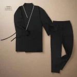 Jinbei Homme Classique élégant en tissu léger