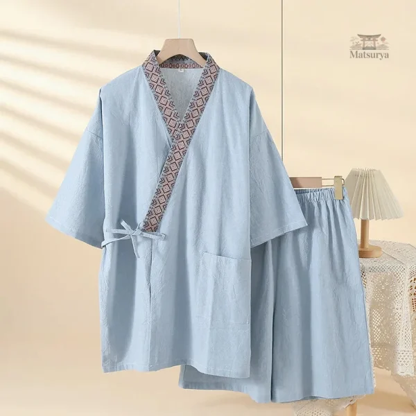 Mode masculine : Jinbei en coton doux