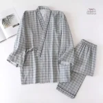 Vêtement traditionnel japonais pour homme, style jinbei