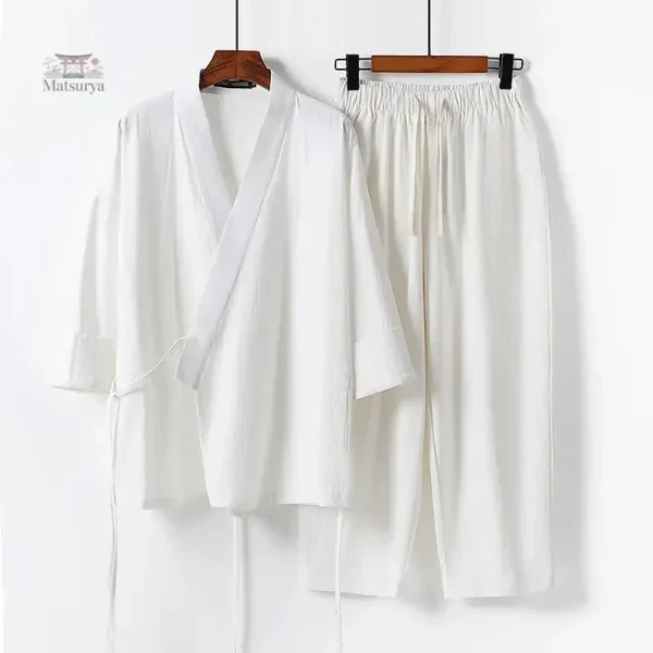 Jinbei léger pour l'été, style casual pour hommes
