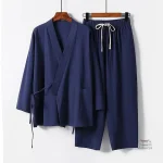 Jinbei homme à lacet, parfait pour les soirées estivales