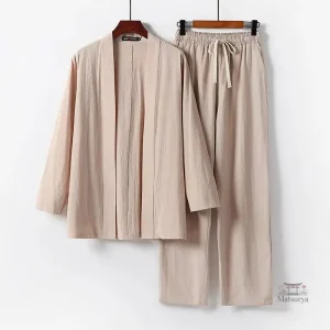 Vêtement d'été Jinbei pour homme, confort et légèreté