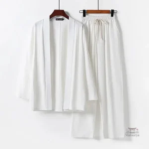 Jinbei homme, tenue estivale ouverte pour détente