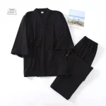 Jinbei homme léger, idéal pour les soirées d'été