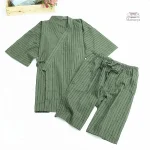 Vêtement traditionnel japonais rayé pour homme