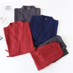 Jinbei Homme Respirant en tissu léger et aéré