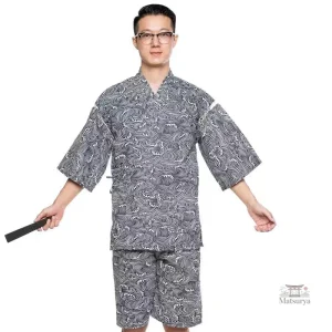 Vêtements traditionnels japonais pour homme, style Jinbei