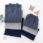 Jinbei Japonais Homme élégant en tissu léger