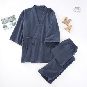 Ensemble Jinbei pour homme, style traditionnel japonais