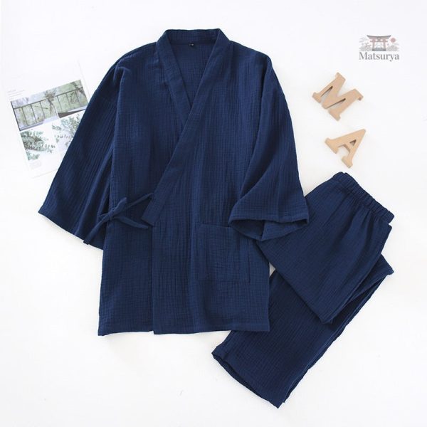 Vêtement Japonais : Jinbei homme à motifs colorés