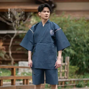 Jinbei Kanagawa pour homme, vêtement traditionnel japonais