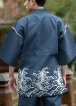Jinbei homme Kanagawa, style décontracté et confortable