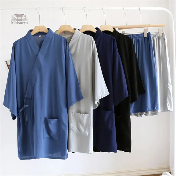jinbei-leger-homme-1 Jinbei léger pour homme en tissu confortable