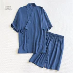 Jinbei homme en tissu respirant pour l'été