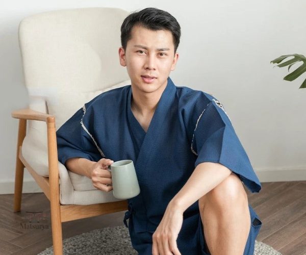 Jinbei homme en tissu respirant, style japon