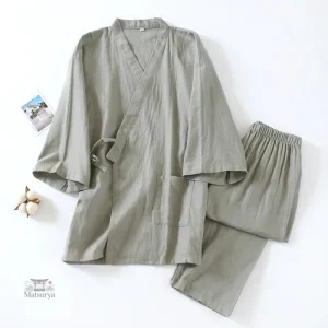 Veste Jinbei homme, style décontracté et uni
