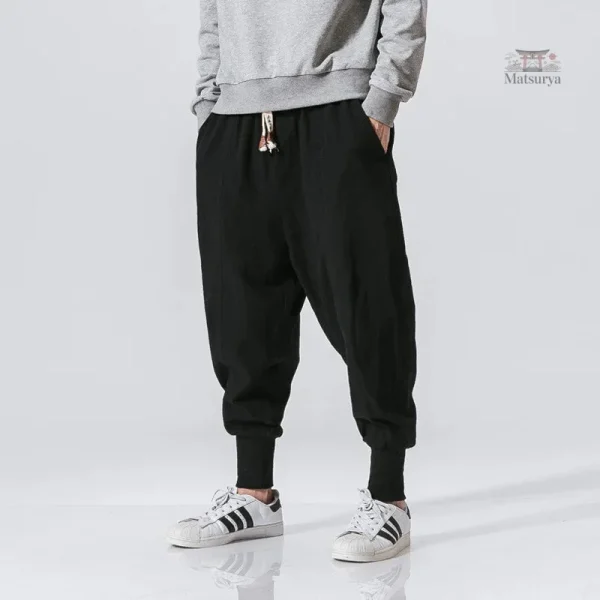 Pantalon de jogging japonais, confort et élégance