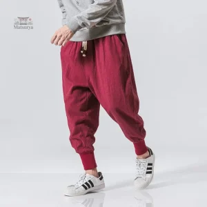 Jogging homme, coupe japonaise moderne