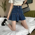 Jupe en Jean au style japonais