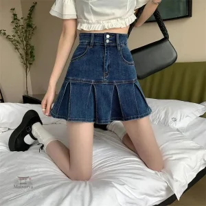 Jupe en Jean au style japonais