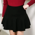 Jupe en tricot inspirée du style japonais