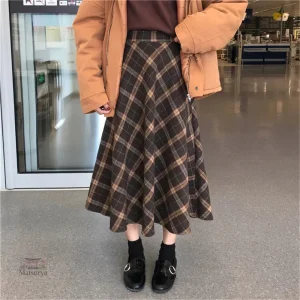 Jupe Japonaise Mi-longue élégante