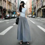 Jupe ample inspirée du style japonais