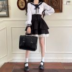 Jupe taille haute inspirée de la culture japonaise