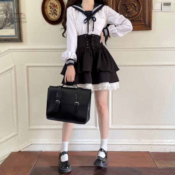 Jupe taille haute inspirée de la culture japonaise