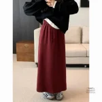 Jupe longue style japonais pour un look décontracté