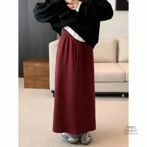 Jupe longue style japonais pour un look décontracté