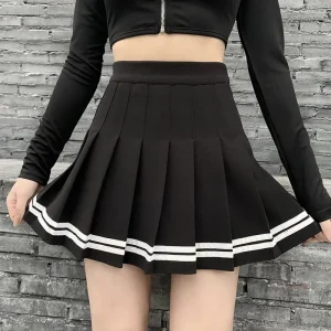 Jupe plissée japonaise élégante et fluide
