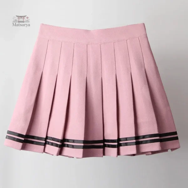 Mode japonaise : jupe plissée pour femme