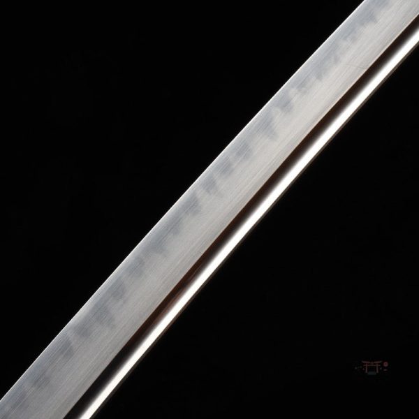Lame courbée du katana japonais, style authentique