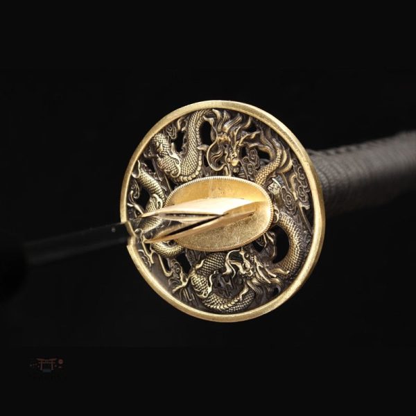 Détails du katana japonais, artisanat de qualité supérieure